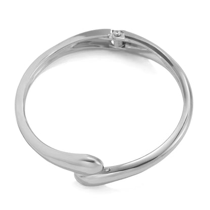 Wide Metal Bangle & Ring for Women 